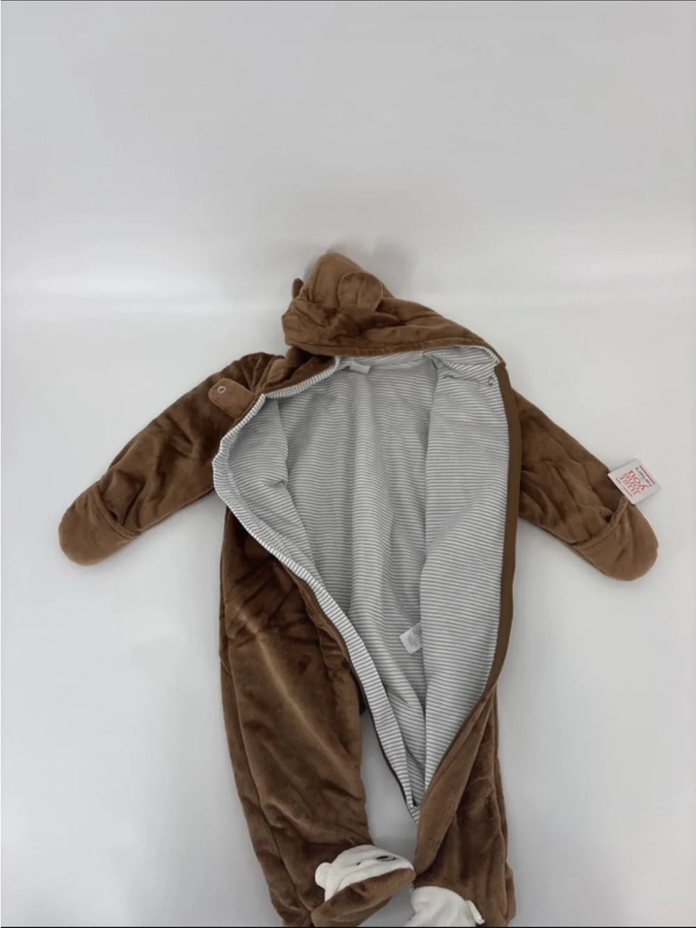 Just one you by Carter’s hooded fleece full zipper bear embroidered